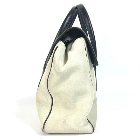 GUCCI 000 0844 vintage logo Tote Bag Flap Hand Bag